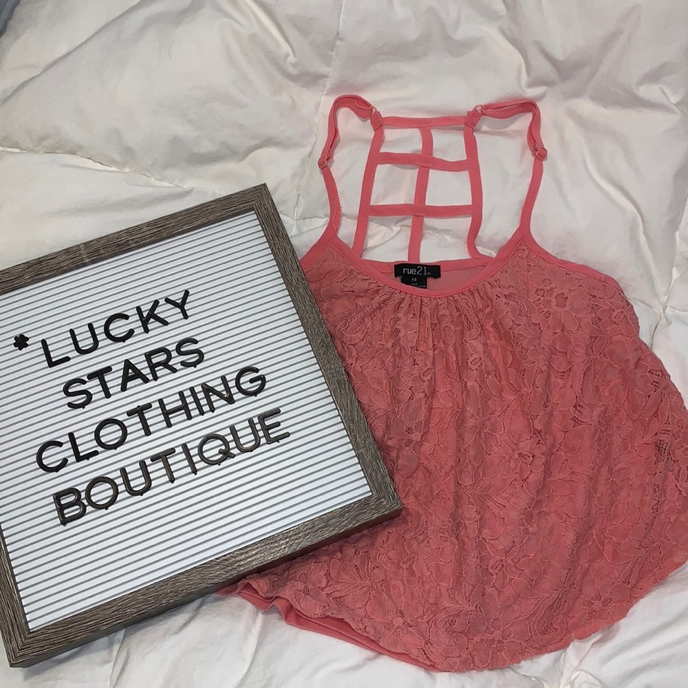 Juniors Rue 21 Lace Tank
